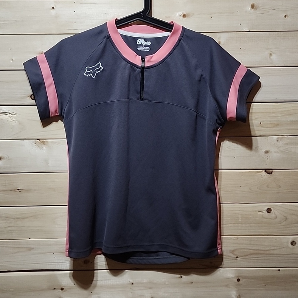 Fox Cycling Short Sleeve Shirt women's Size Large